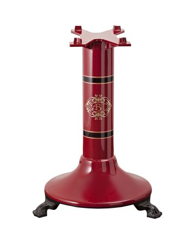 Pedestal para cortafiambres con volante P15 Rojo