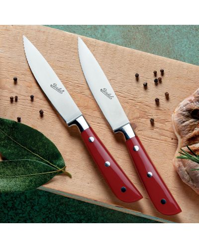 Classic Line Set 2 Coltelli Bistecca 11 cm Rosso 