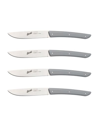 COLOR set of 4 Steak Knives Grey