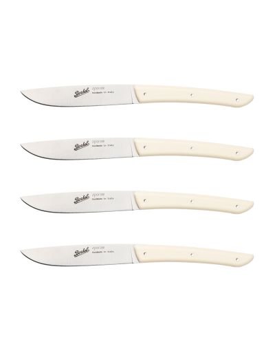 Set 4 Coltelli Bistecca COLOR Crema