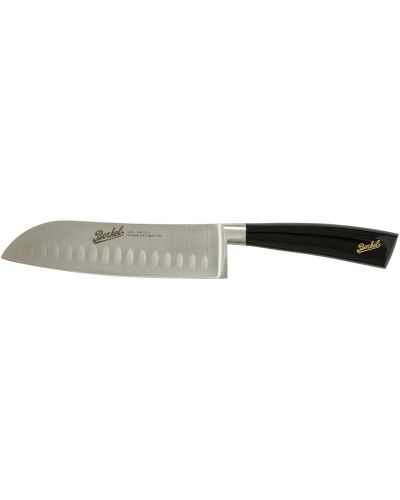 Elegance 7" Santoku Knife Black