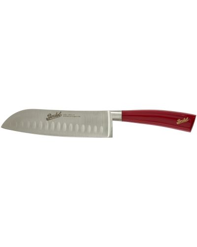 Elegance 7" Santoku Knife Red