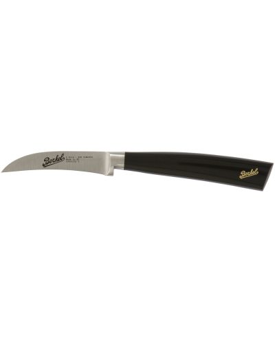Elegance Schäl-Messer gekrümmt 7 cm Schwarz