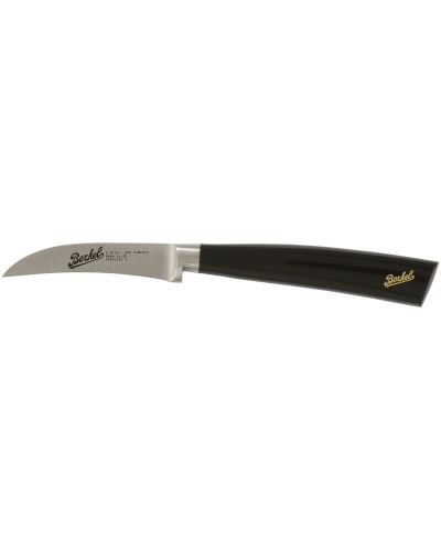 Elegance Cuchillo mondador curvo 7 cm Negro