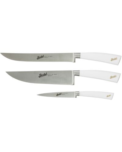 Elegance chef Set of 3 Knives White