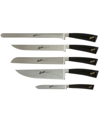 Elegance Set de 5 cuchillos chef Negro