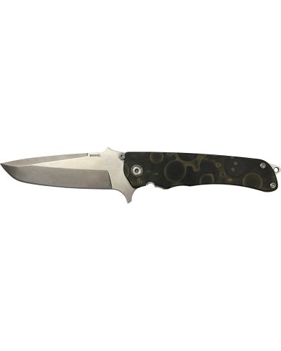 Folding Knife Outdoor Black Moon Brass