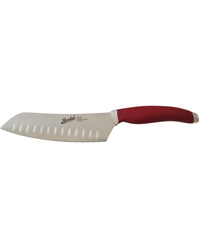 Teknica Couteau Santoku 17 Cm Rouge