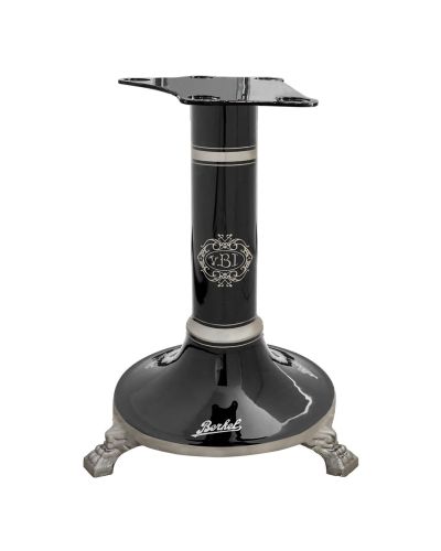 Pedestal para cortafiambres con volante B2 Negro