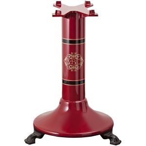 Pedestal para cortafiambres con volante P15 Rojo