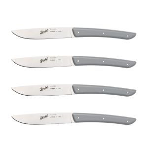 COLOR set of 4 Steak Knives Grey