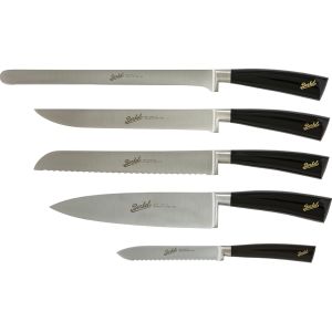 Elegance chef Set of 5 Knives Black