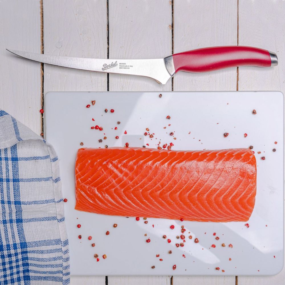 TAN REN Coltello Per Sfilettare Pesce 19 Cm | Lama Flessibile In Acciaio Inox Per Disossare