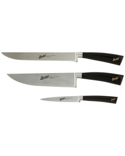 Elegance Set 3 coltelli chef Nero