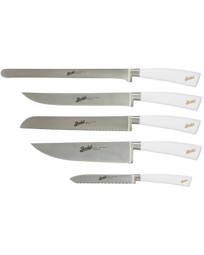 Elegance Set 5 coltelli chef Bianco