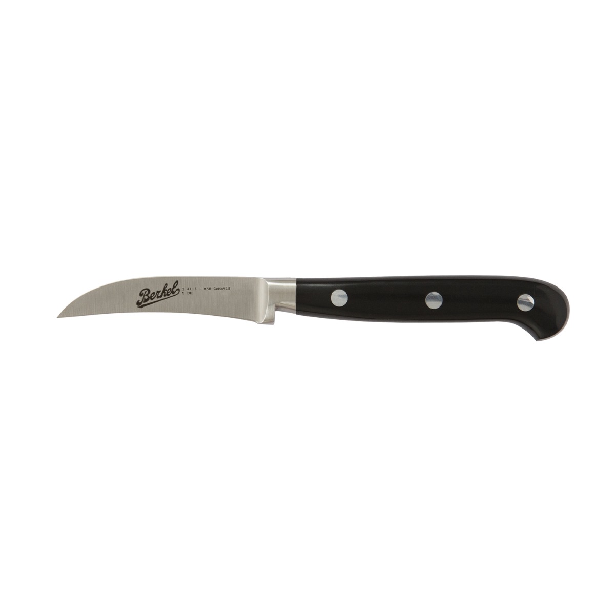 Adhoc Curved Paring Knife 7 cm Black | Berkel