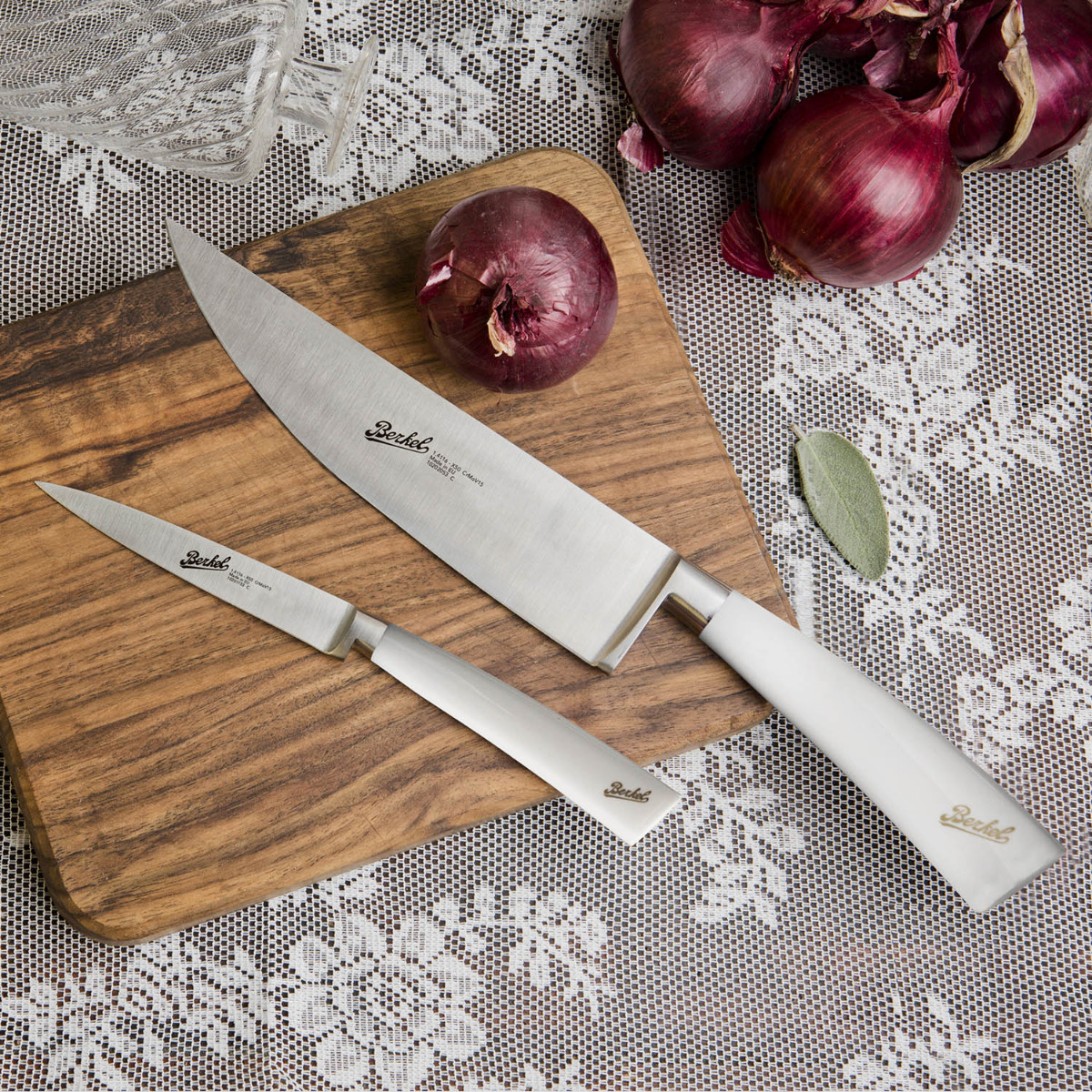Elegance coltello da cucina 20 cm Bianco