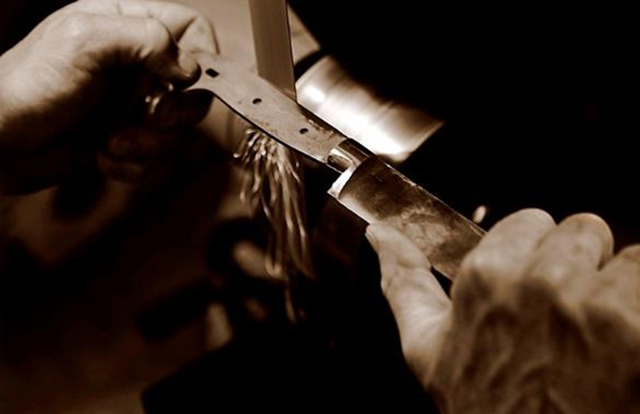 Fabrique de couteaux à Maniago