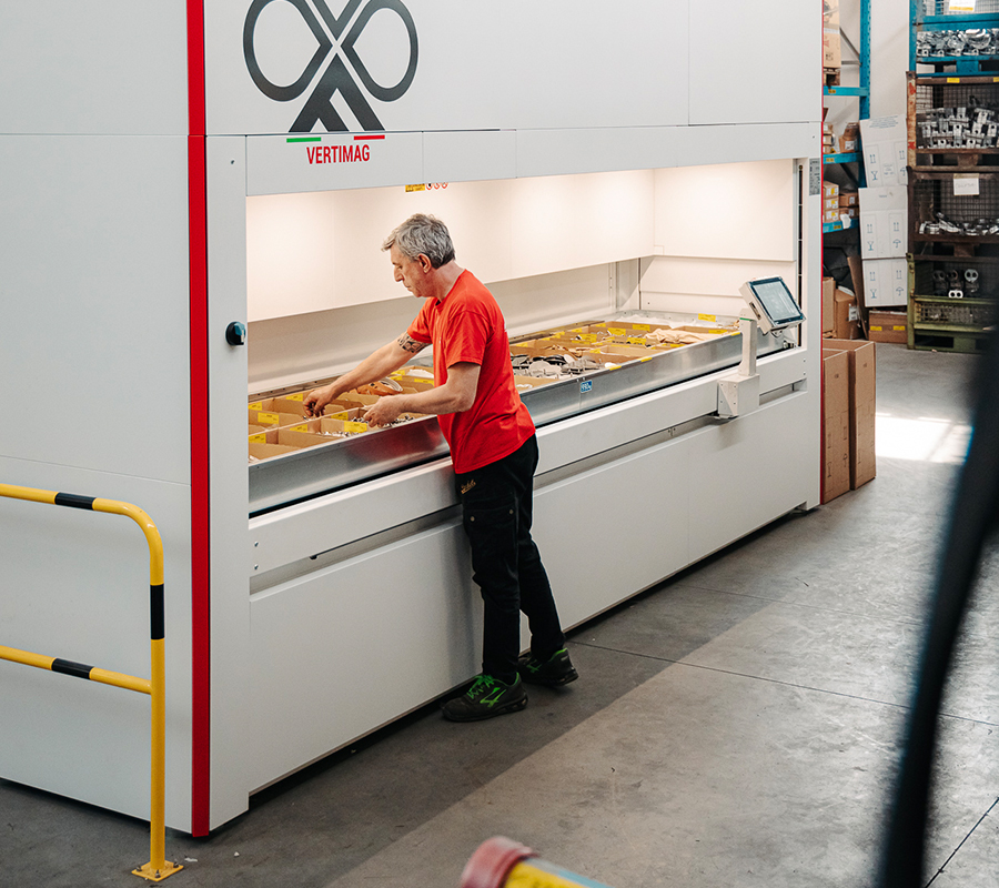 Installation d'un entrepôt vertical automatisé