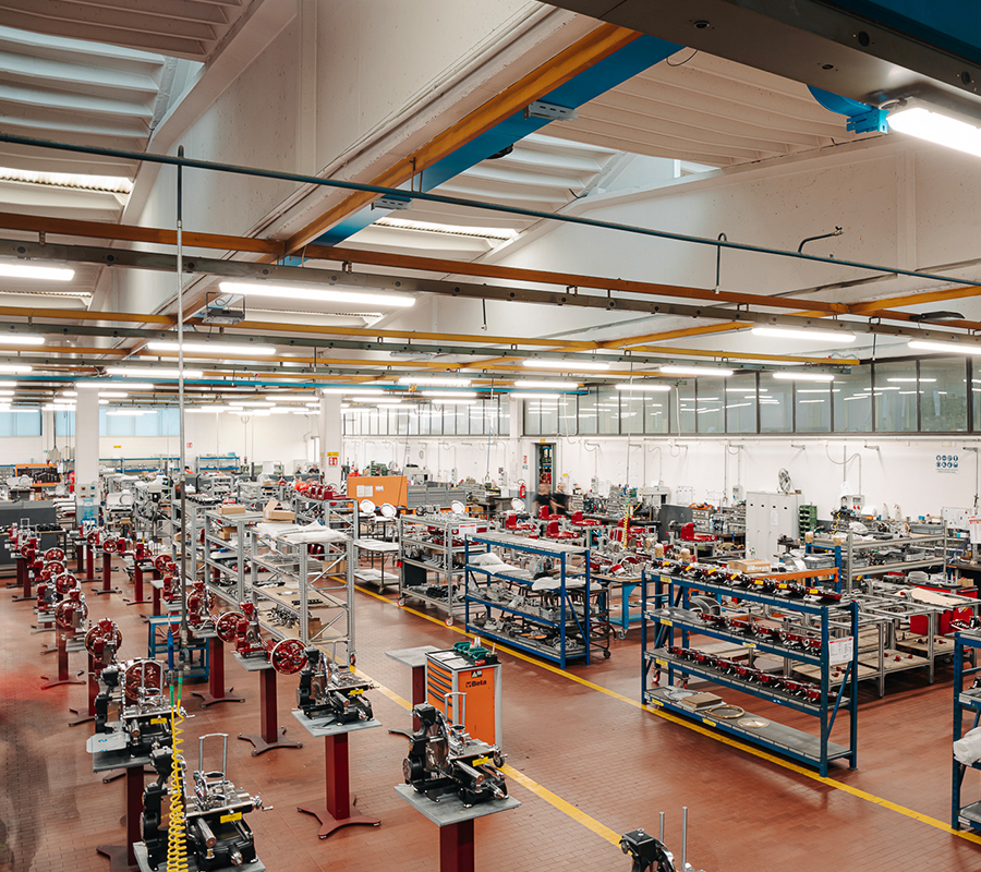 Installation d'un système de refroidissement dans la zone de production