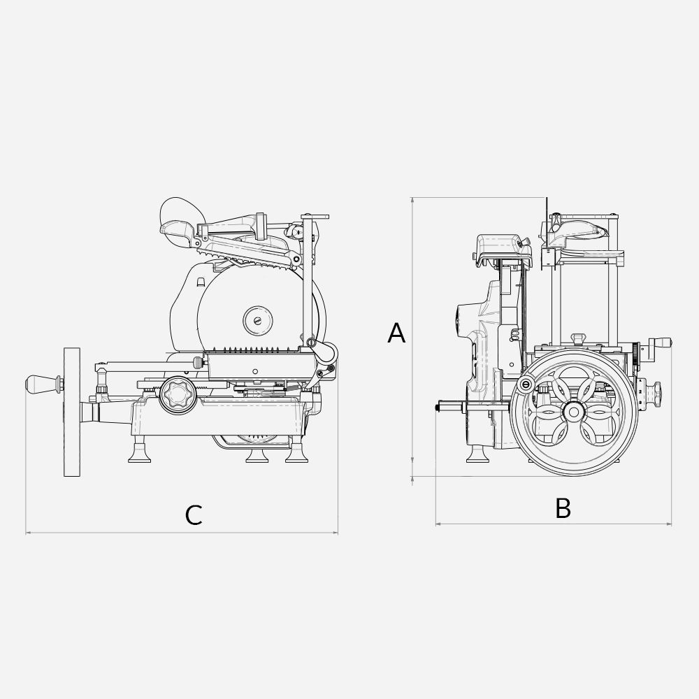 Flywheel home use slicer B2 Red