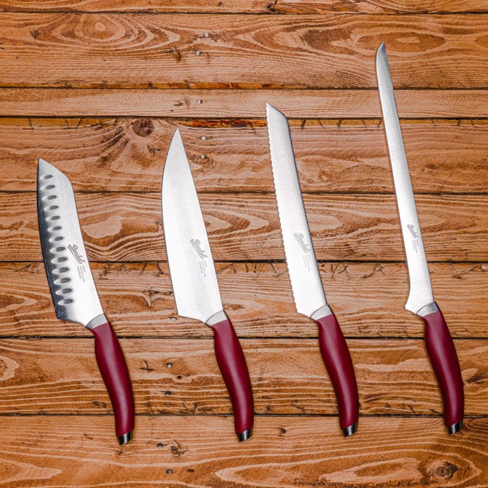 Teknica Set Chef of 4 Knives Red